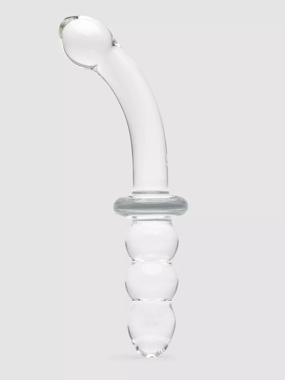 Lovehoney Ribbed G-Spot Sensual Glass Dildo